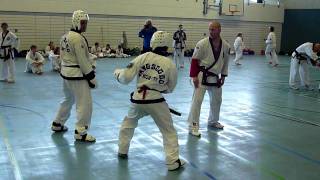 Tang Soo Do Sparring David Vs JoseMOV [upl. by Mosnar503]