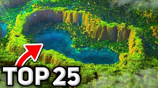 TOP 25 BEST NEW SEEDS For BUILDING In MINECRAFT 121 Bedrock amp Java [upl. by Dennett]