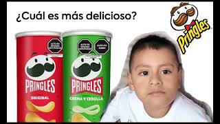 Pringles Original vs Pringles Crema de Cebolla ¿Cuál es más delicioso [upl. by Nnylyahs]