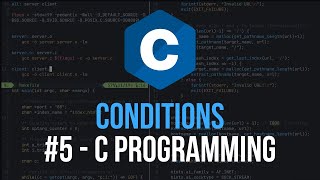 Conditions If Statements Switch Case  C Programming Tutorial 5 [upl. by Nagud]