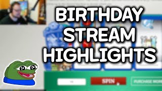 I PULLED WHAT BIRTHDAY STREAM HIGHLIGHTS [upl. by Khalil]