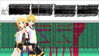 Black Score Vocaloid  The AntiChlorobenzene 81 Million Notes  Black MIDI  No Lag [upl. by Ailehpo35]