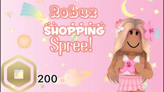 200 ROBUX SHOPPING SPREE 🛍🛒 [upl. by Teddi415]