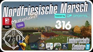 PC LS22 NF Marsch Multiplayer 316 der Hofladen hat jetzt das volle Sortiment [upl. by Carissa]