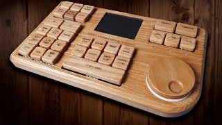 OpenSource Wooden KeyboardMacropad DIY Your Way to Productivity [upl. by Nitas]