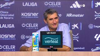 Rueda de prensa CA Osasuna vs Athletic Club [upl. by Blau]