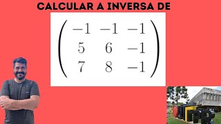 Inversa de uma matriz 3x3 usando sistemas lineares [upl. by Ydor]