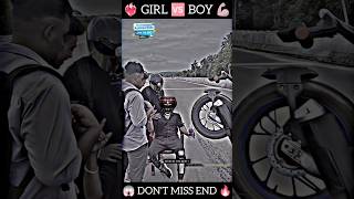 WAIT FOR END 😱🔥💪🏼 bikergirl bikestunt motovlog shorts livebigagency 4rabetind [upl. by Skippie]