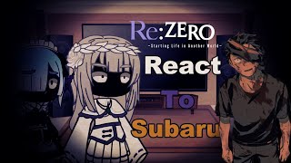 ReZero React To Subaru  Part 1 [upl. by Thurber]