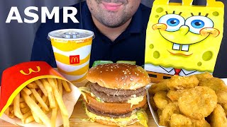 ASMR McDonalds Happy Meal Big Mac Chicken Nuggets Sandwich amp Fries Mukbang Eating Sounds [upl. by Rutherford]