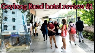 Singapore kallang to Geylang road tour review hotel 81alidaytour1044 [upl. by Oralle]