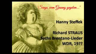 Richard Strauss Sechs BrentanoLieder [upl. by Golding]