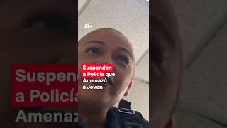 Policía Bancaria es captada amenazando a una persona nmas shorts policia [upl. by Wain]