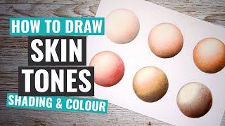 Drawing Skin Tones With Polychromos Colored Pencils [upl. by Akimas]