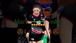 Maryna Mazenko  beautiful  volleyball beautiful youtubeshorts youtube sports ukraine smile [upl. by Taddeo]