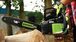 Greenworks 20312 Chain Saw Review  Is it Worth the Hype [upl. by Werd]