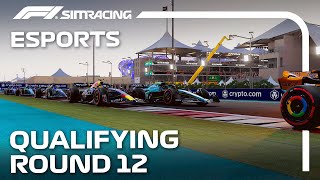 LIVE Qualifying I F1 Sim Racing World Championship 20232024 I Round 12 I Yas Marina [upl. by Schellens]