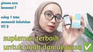 VITAMIN TERBAIK UNTUK ANAK  PROVE D3 DROPS 400 IU  MELLAWATI [upl. by Namlak]