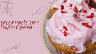 Pillsburys Funfetti Valentines Day Cupcakes DIYDESSERTS pillsbury shorts [upl. by Ydahs]