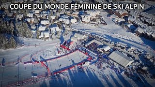 Coupe du Monde Féminine de Ski Alpin à Courchevel Teaser 2018 [upl. by Marillin]