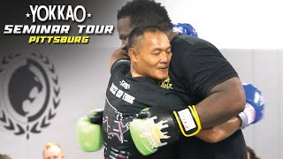 YOKKAO Muay Thai Seminar USA Tour 2022  Saenchai and Superlek  Pittsburgh [upl. by Ciredec]