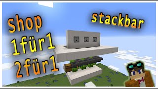 Einfacher RedstoneShop  11  12  Leicht amp Stackbar  Minecraft Tutorial [upl. by Harehs802]