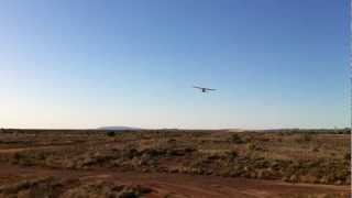 Cessna 210 takeoff from Parachilna [upl. by Warram]