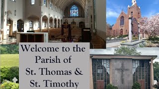 Oct 13th 1030am Mass 25th Sunday in Ordinary Time Parish of St Thomas amp Timothy [upl. by Kathi201]