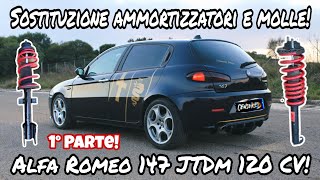 Tutorial  Come sostituire gli ammortizzatori e fare lassetto allAlfa Romeo 147 JTDm  1°Parte 😎 [upl. by Meelak902]