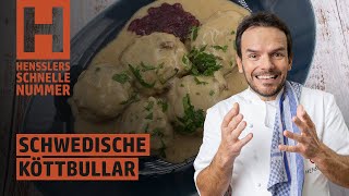 Schnelles Schwedische Köttbullar Rezept von Steffen Henssler [upl. by Khalid]