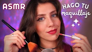 ASMR • Te MAQUILLO y limpio TU CARITA  Make Up  Roleplay [upl. by Graner]