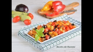 Caponata di verdure  Piatto estivo  Ricette che Passione [upl. by Nylaf]