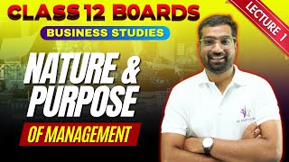 Nature and Significance of Management Class 12 BST Chapter 1 Part 12024 25 CA Girish Agrawal [upl. by Einomrah]