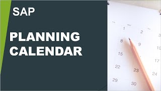 What is Planning Calendar in SAP  Planning Calendar SetupSAPLOBBY [upl. by Valenta630]