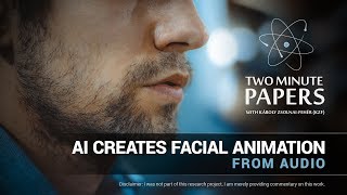 AI Creates Facial Animation From Audio  Two Minute Papers 185 [upl. by Reiko]