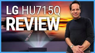 LG HU715Q 4K UST Laser Projector Review [upl. by Swithbert]