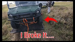 OffRoad Recovery Of Our Kawasaki Mule Pro FXT And an Update on The NeverEnding Turbo Camaro [upl. by Gyasi]