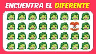 Encuentra el Emoji Diferente  Edición INTENSAMENTE 2  Fácil Medio Dificil Imposible 1 [upl. by Atinna480]