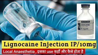 lignocaine hydrochloride injection use  lignocaine and adrenaline injection  Local Anesthetics [upl. by Elbas191]