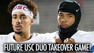 Malachi Nelson amp Makai Lemon FUTURE USC DUO TAKEOVER GAME Los Alamitos vs Edison [upl. by Paddy]