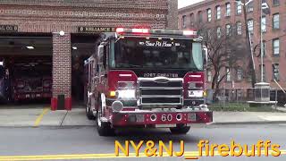 Port Chester FD Car 2329 Engine 60 and Ladder 31 Responding [upl. by Nreval]