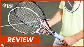 Solinco Tour Bite amp Vanquish Hybrid Tennis String Review poly  multi  spin comfort feel [upl. by Enaenaj]