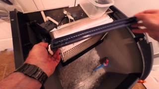 Scotsman CU1526 ice maker descaling cleaning and sanitizing [upl. by Anivel]