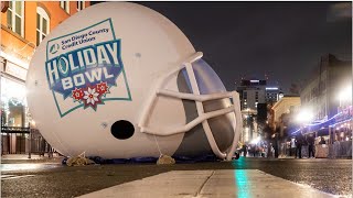 2022 SDCCU Holiday Bowl parade and Sky Show [upl. by Ecerahc810]