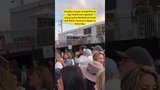 Bradley Cooper amp girlfriend Gigi Hadid were spotted the BottleRock Food and Music Festival in Napa [upl. by Enoryt]