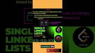 Node of a Singly Linked List dsa datastructuresandalgorithmsinpython coding [upl. by Ribble]