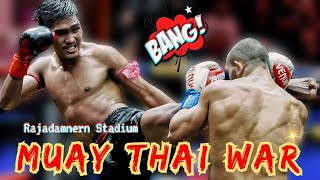 Muay Thai Epic War At RWS Rajadamnern Stadium Rungkit Vs Yusuf [upl. by Ecnal]