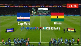 Cap Vert vs Ghana en direct Coupe dAfrique des Nations 2023 match complet Simulation Gameplay PC [upl. by Attenor]