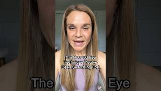 Beginner Eyeshadow Tutorial for Hooded Eyes hoodedeyemakeup seint [upl. by Yentiw361]