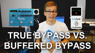 True Bypass vs Buffered Bypass Guitar Pedals Made Simple [upl. by Victorie931]